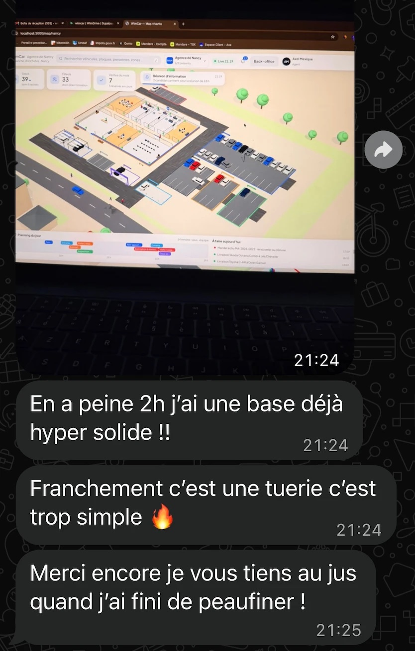 « En à peine 2 h j’ai une base déjà hyper solide ! Franchement c’est une tuerie, c’est trop simple 🔥 »